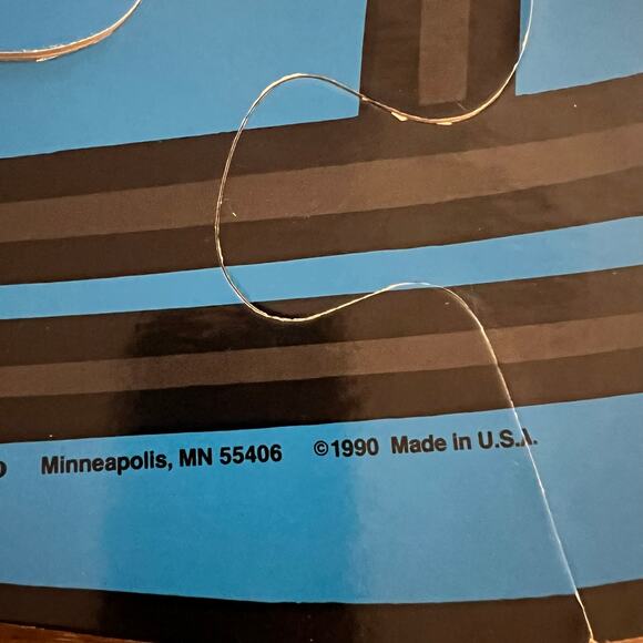 Vintage 1990 Judy Instructo Great Big Yellow Helicopter Floor Puzzle - Picture 5 of 8